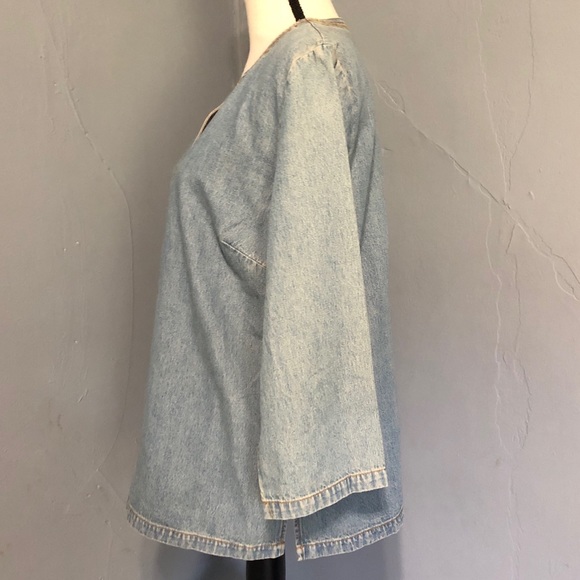 Vintage “Newport news-Jeanology” Jean Blouse - Picture 3 of 5